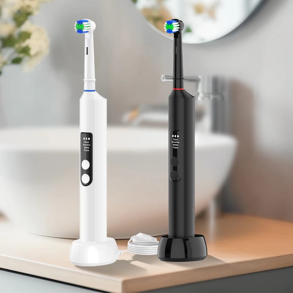 Brosse à dents électrique à chargement sans fil intelligent, 4 Modes de brosses à dents électriques 