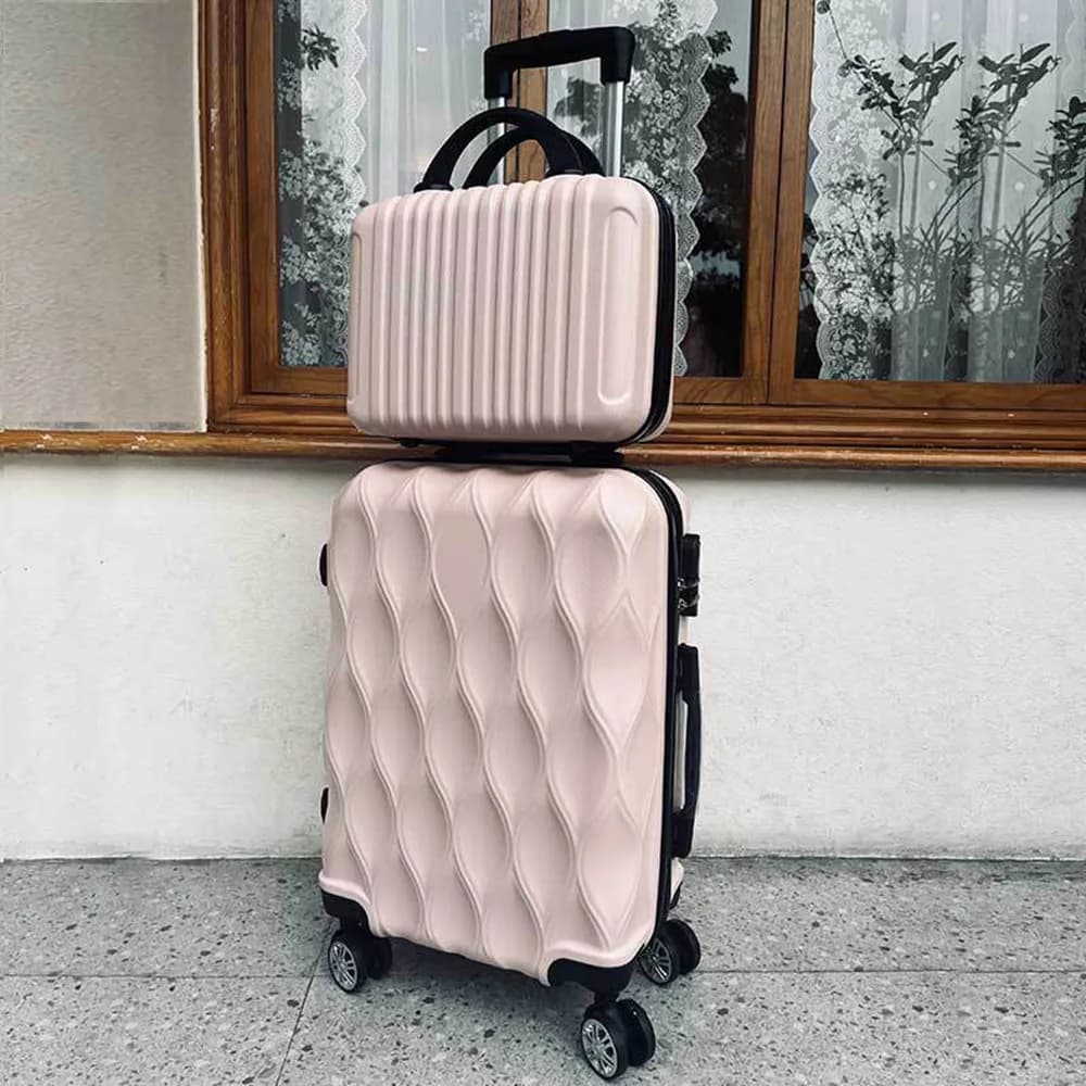 Ensemble de bagages 2 pièces, valise cabine 20 pouces, petit ensemble de valises portables 14 pouces