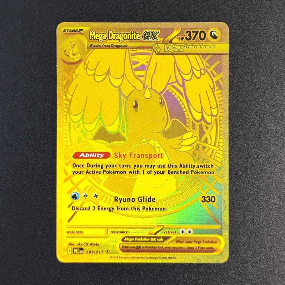Cartes de Collection anglaises Pokemon 2025, MEGA2 Dragonite MEGA Charizard Lucario Gardevoir EX, je