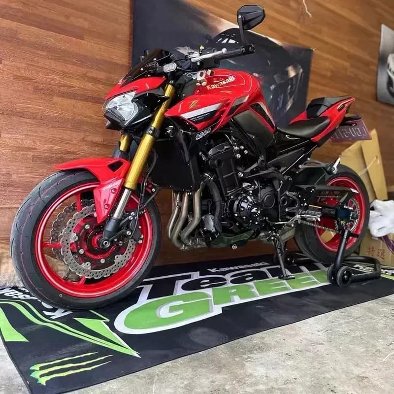 Tapis de Garage tapis de Moto course Cool Moto affichage tapis Kawasaki pour Kawasaki tapis de zone 