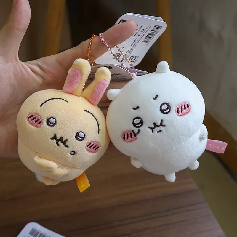 Nouveau 11CM Kawaii Chikawas Hachiware Usagi Angry Pun série peluche porte-clés pendentif doux en pe