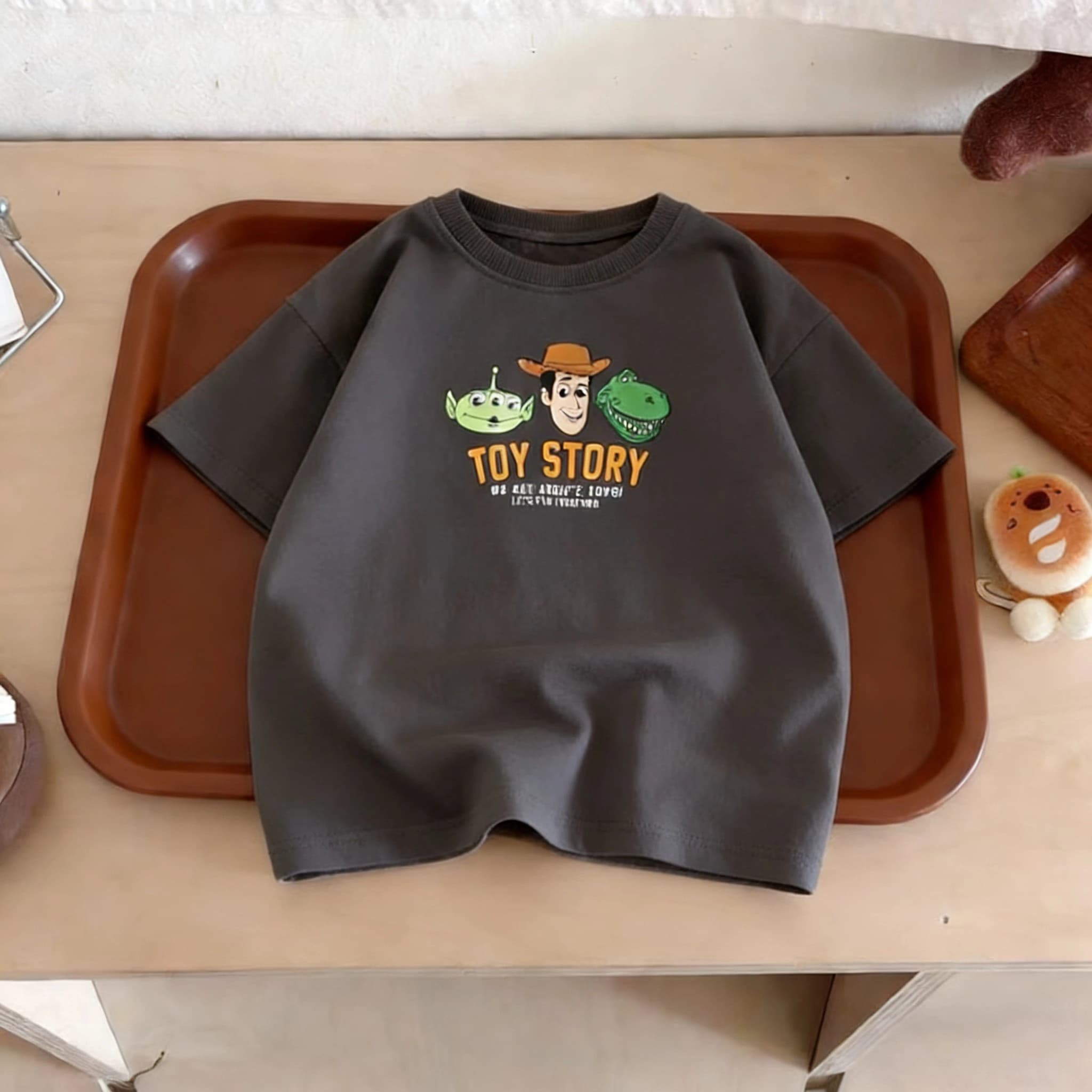 Toy Story imprimé t-shirt pour enfants vêtements d'été Simple mode à manches courtes hauts T-shirts 
