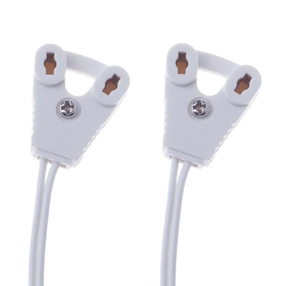 ZHMZH 4 pcs/lot support de lampe T8 boîte à lumière ligne lampes prise support de câble lumières fil