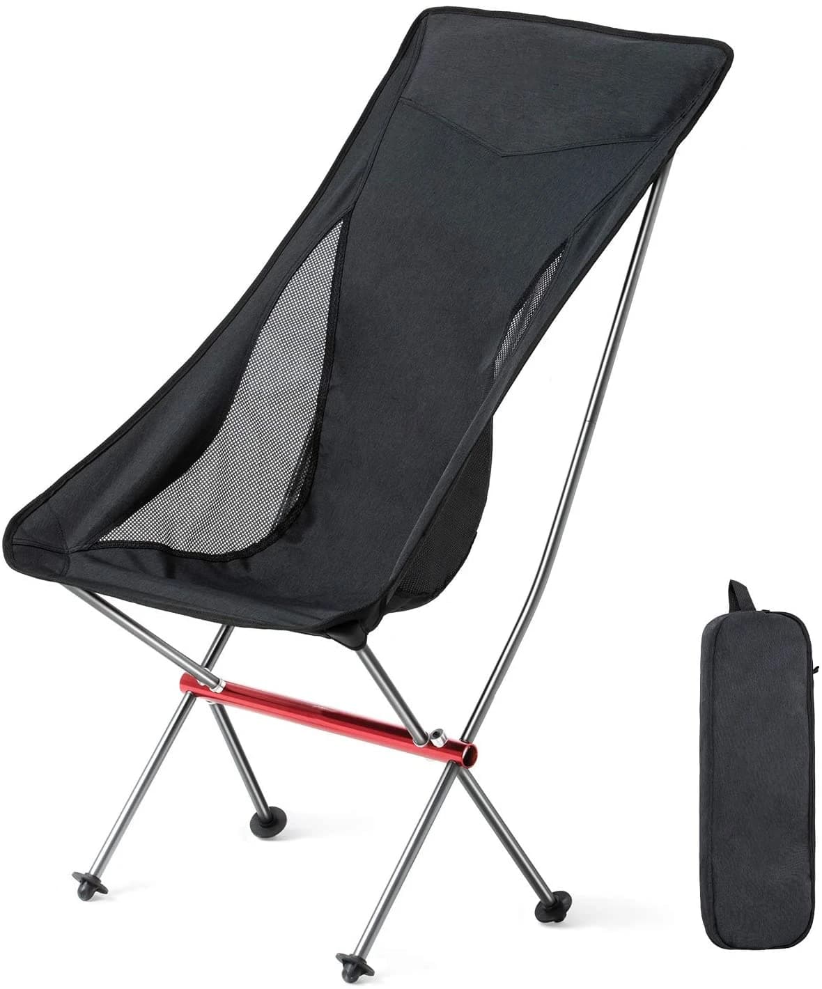 Chaise lunaire pliante ultralégère, en alliage d'aluminium, pour camping, plage, pêche, pique-nique,