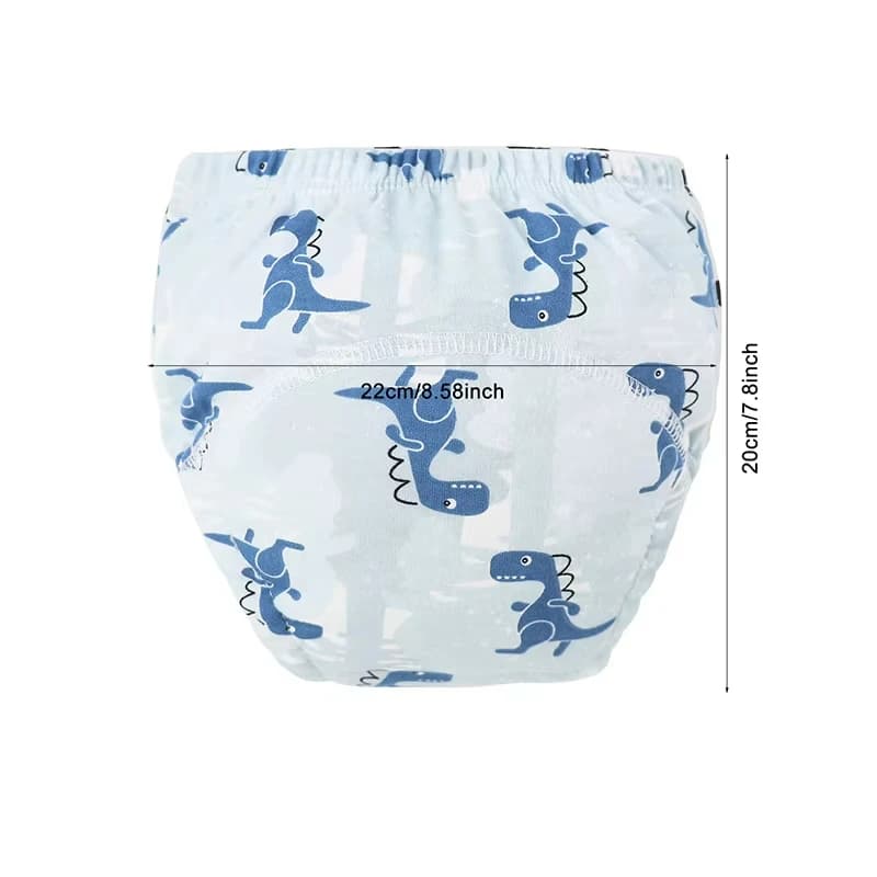 Ensemble de couches et pantalons pour bébé, pantalons d'entraînement imprimés de dessins animés pour
