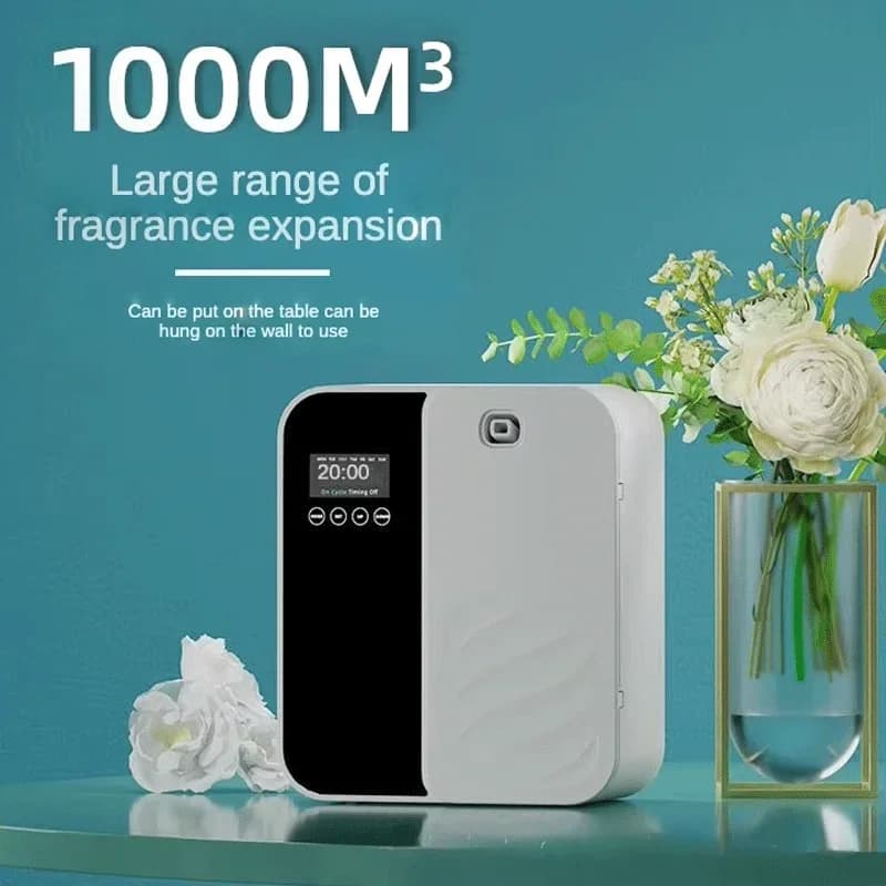 Diffuseur de parfum mural 1000m3, diffuseur d'huiles essentielles Bluetooth, odeur électrique pour m