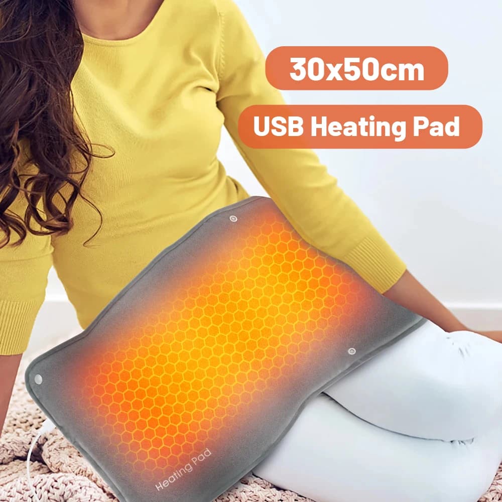 Hiver graphène chauffage flanelle hiver thermique main pieds plus chaud Pad USB électrique chauffe-m
