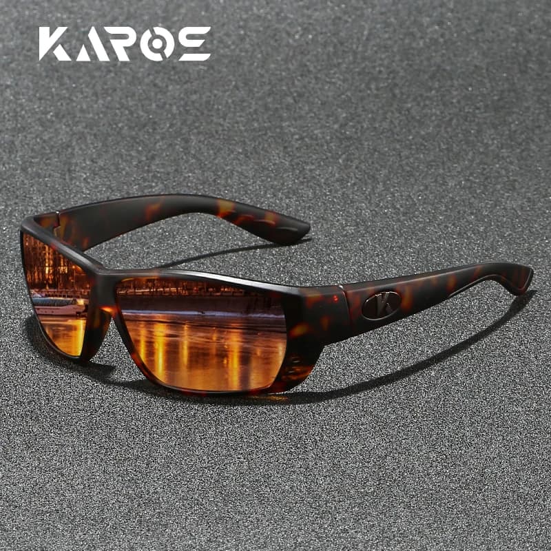 Lunettes de soleil polarisées de sport avec protection UV400 pour le cyclisme, la course à pied et l