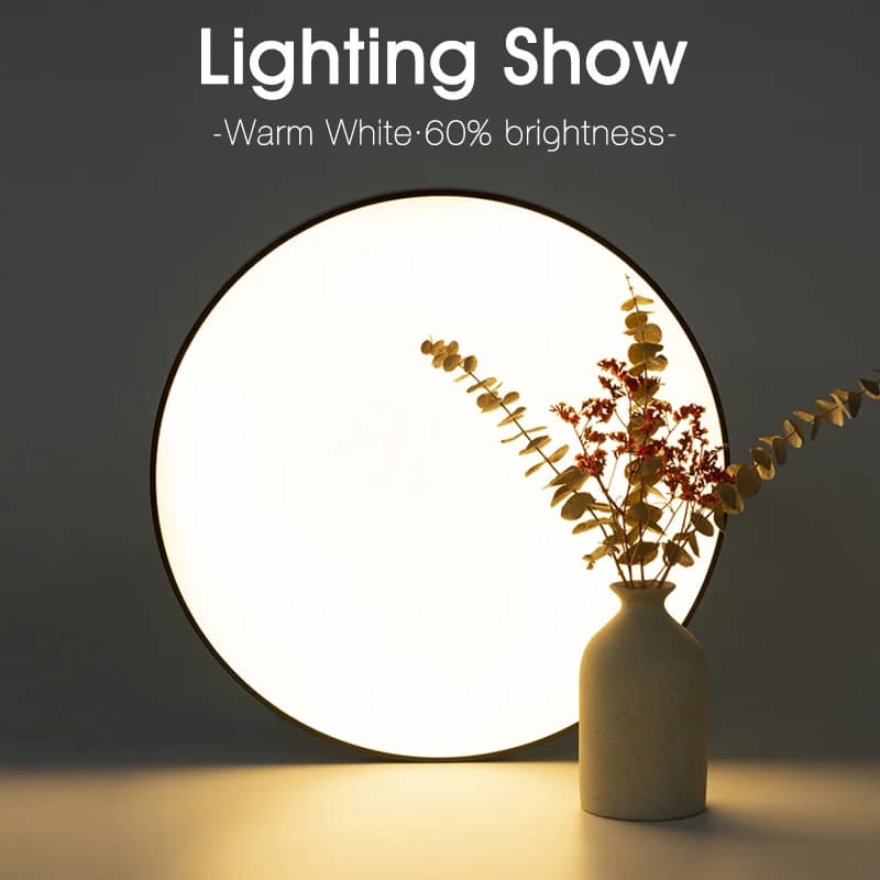 Plafonnier Led intelligent 36W 50W plafonniers Led modernes à intensité variable avec télécommande A