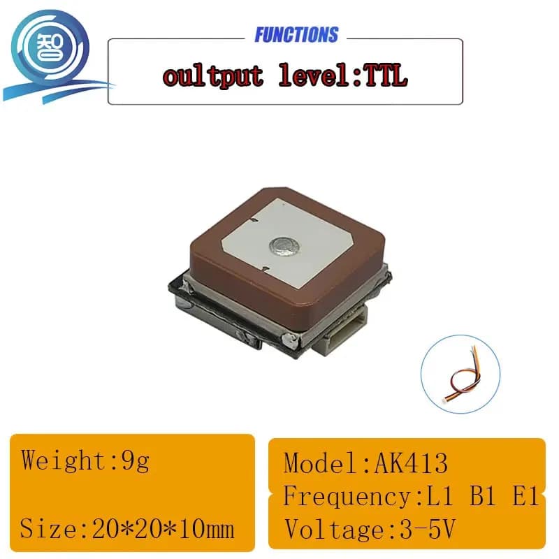 Petit GPS GNSS avec antenne intégrée, technologie appliquée pour le suivi, le positionnement et le v