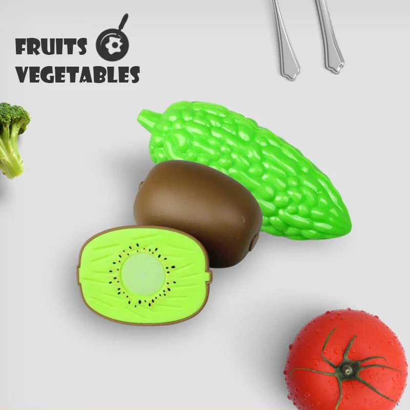 6/10/13/24 pièces cuisine amusant coupe Fruits et légumes nourriture maison de jeu ensemble Puzzle j