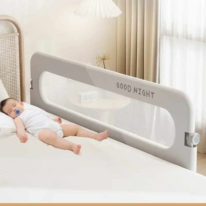 Garde-Corps de Lit Pliable pour Bébé, Barrière de Sécurité Portable pour Enfants, Barrière de Protec