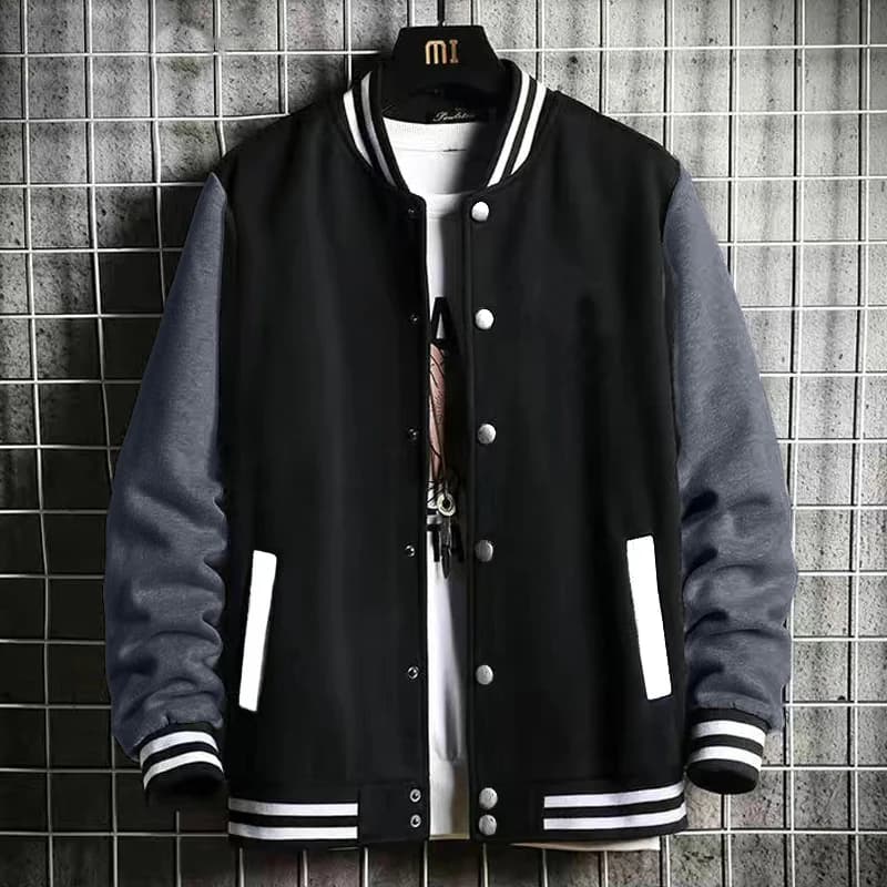 Veste ample surdimensionnée de couleur unie, noir, gris, blanc, vêtements pour hommes et femmes, uni