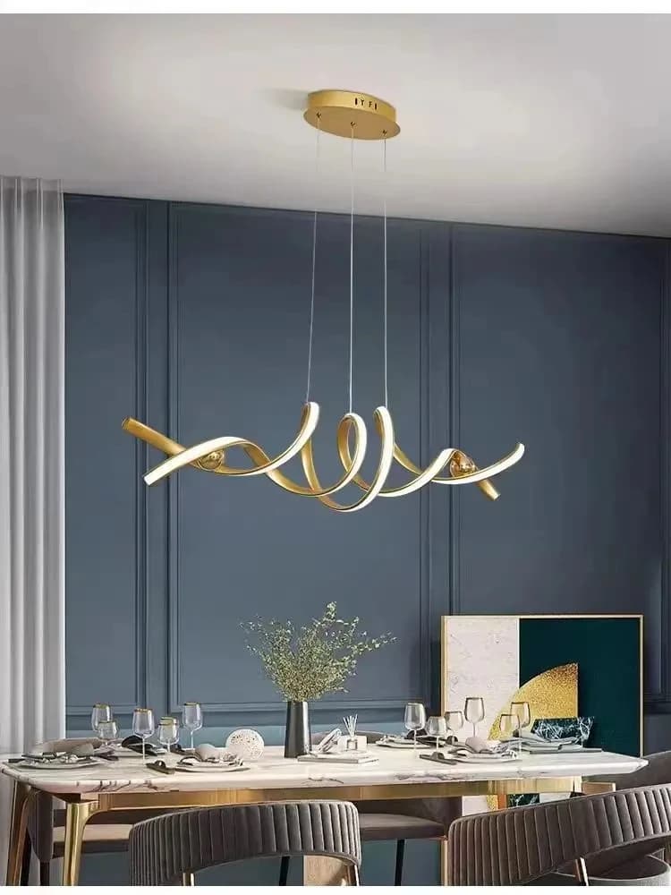 Plafonnier LED suspendu en verre au design moderne, éclairage d'intérieur, luminaire décoratif de pl