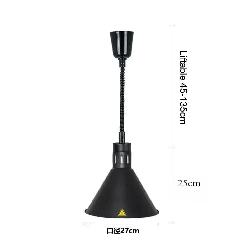 Lampe industrielle de réchauffement des aliments, hôtel, Restaurant, avec ampoule Led de grande puis