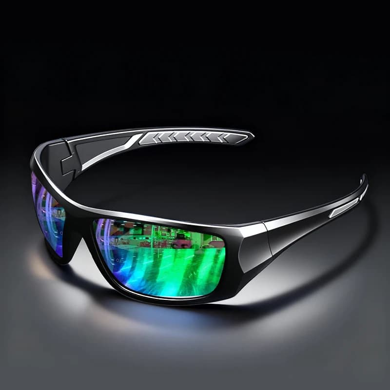 Lunettes de soleil de sport coupe-vent – Polarisées, Protection UV400, conception enveloppante pour 