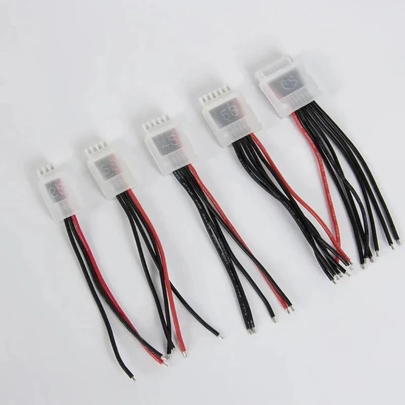 10/20 pcs/lot 2S 3S 4S 5S 6S JST-XH protection de la tête équilibrée prise d'équilibre économiseurs 