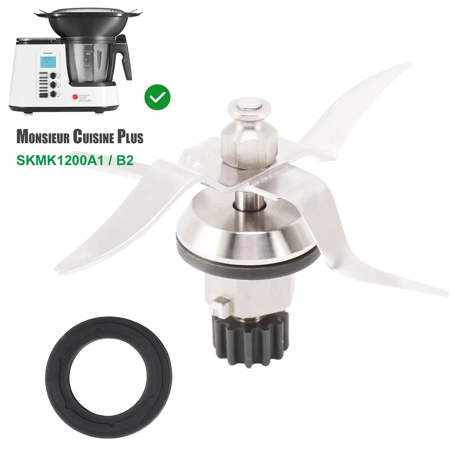 Monsieur Cuisine-Lame de mixeur allergique 1.0, 12 dents