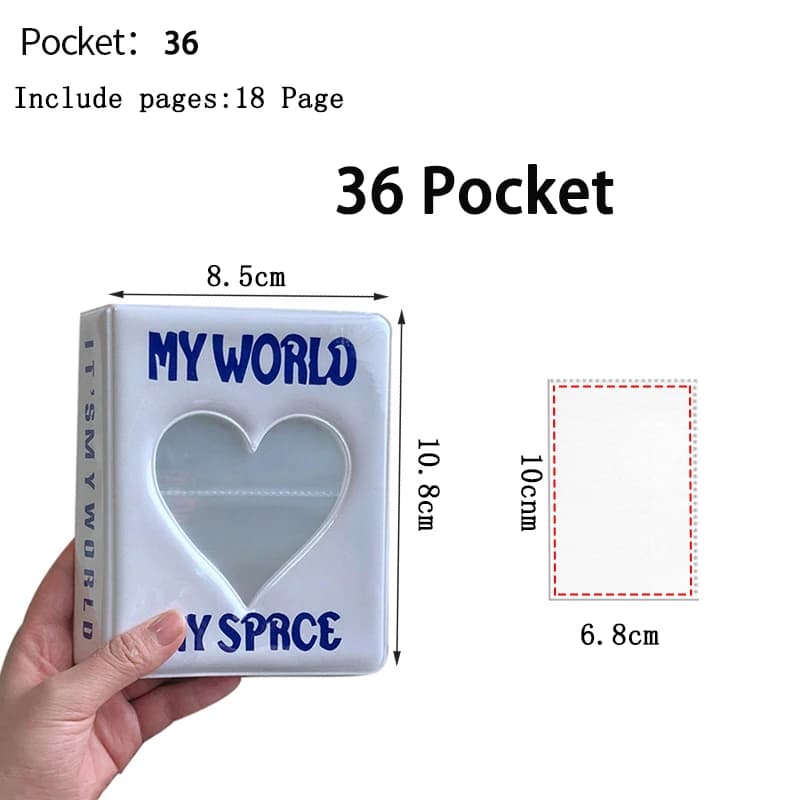 36/64/128 poches Mini Album Photo Album De bande dessinée Photo porte-carte livre recueillir Kpop Al