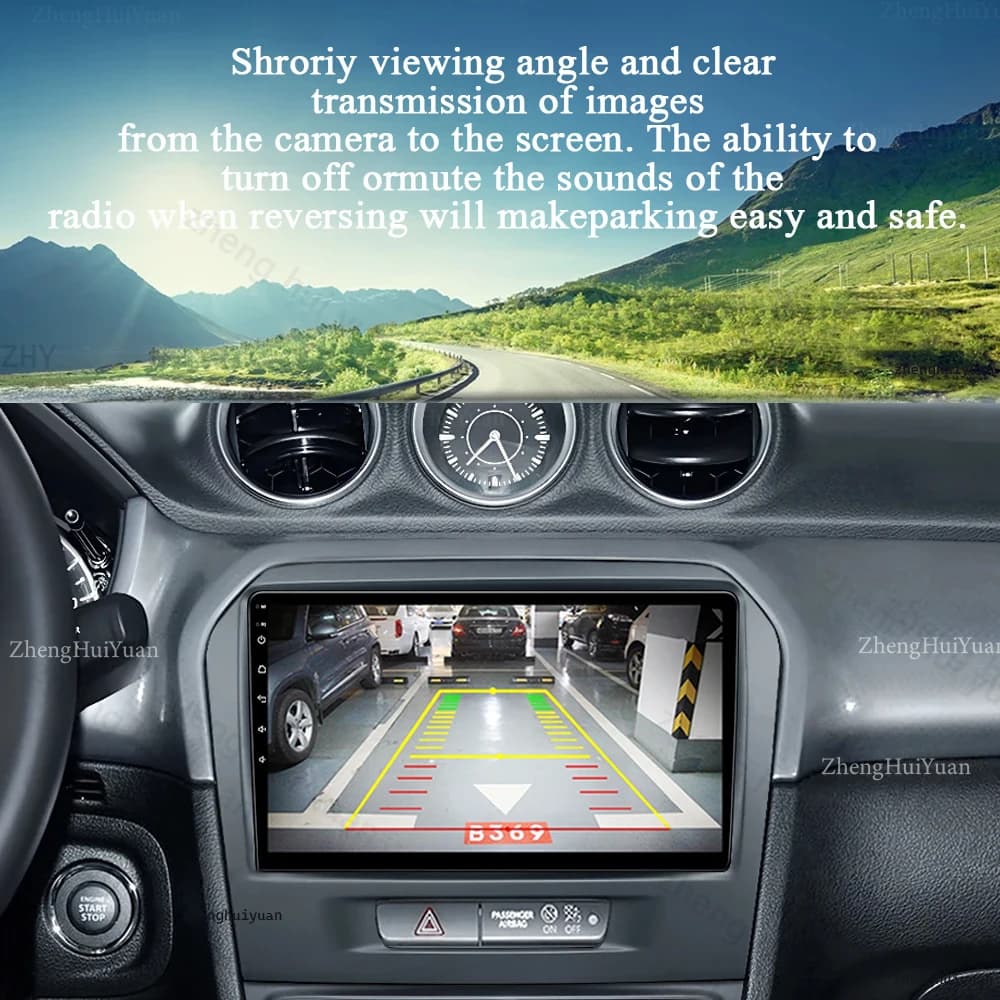 Autoradio Android 16 avec Carplay pour Suzuki Vitara 2015 2016 2017 2018 2019, lecteur multimédia vi