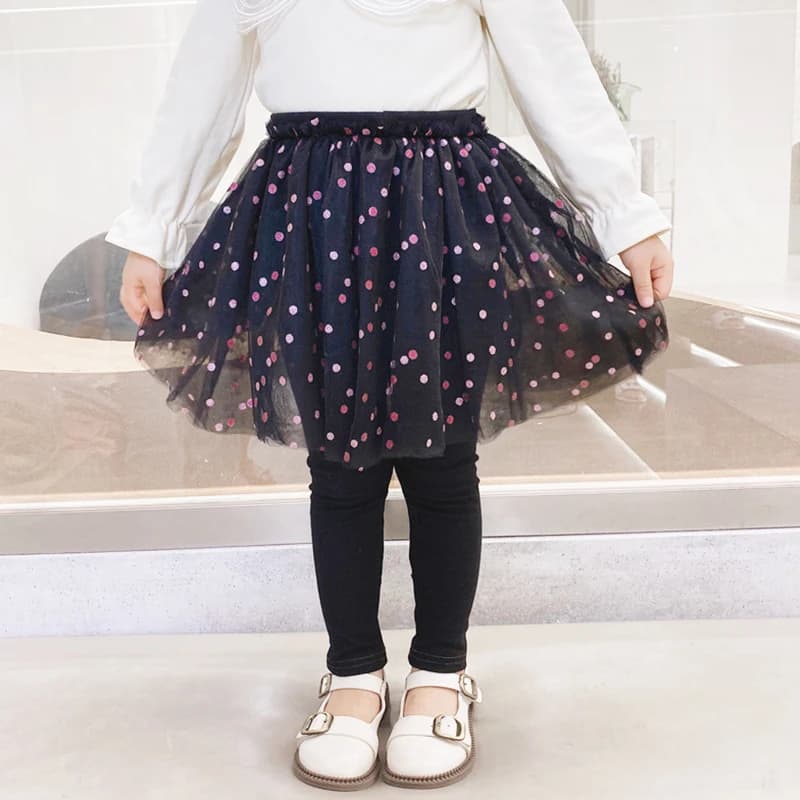 Leggings en dentelle pour filles, jupe-pantalon princesse, vêtements d'été et d'automne, pour bébés,