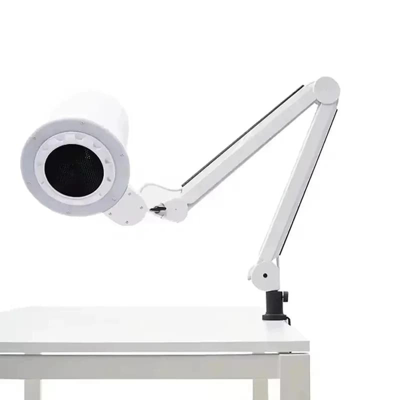 Lampe sans ombre + collecteur de poussière d'ongles 2 en 1 - Produit OEM professionnel 4Blanc pour s