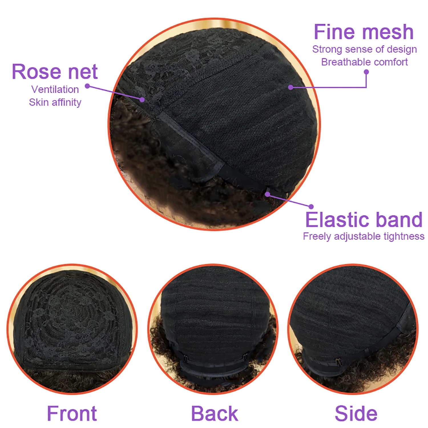 Perruques de cheveux humains bouclés afro crépus pour femmes noires, cheveux brésiliens naturels, pe