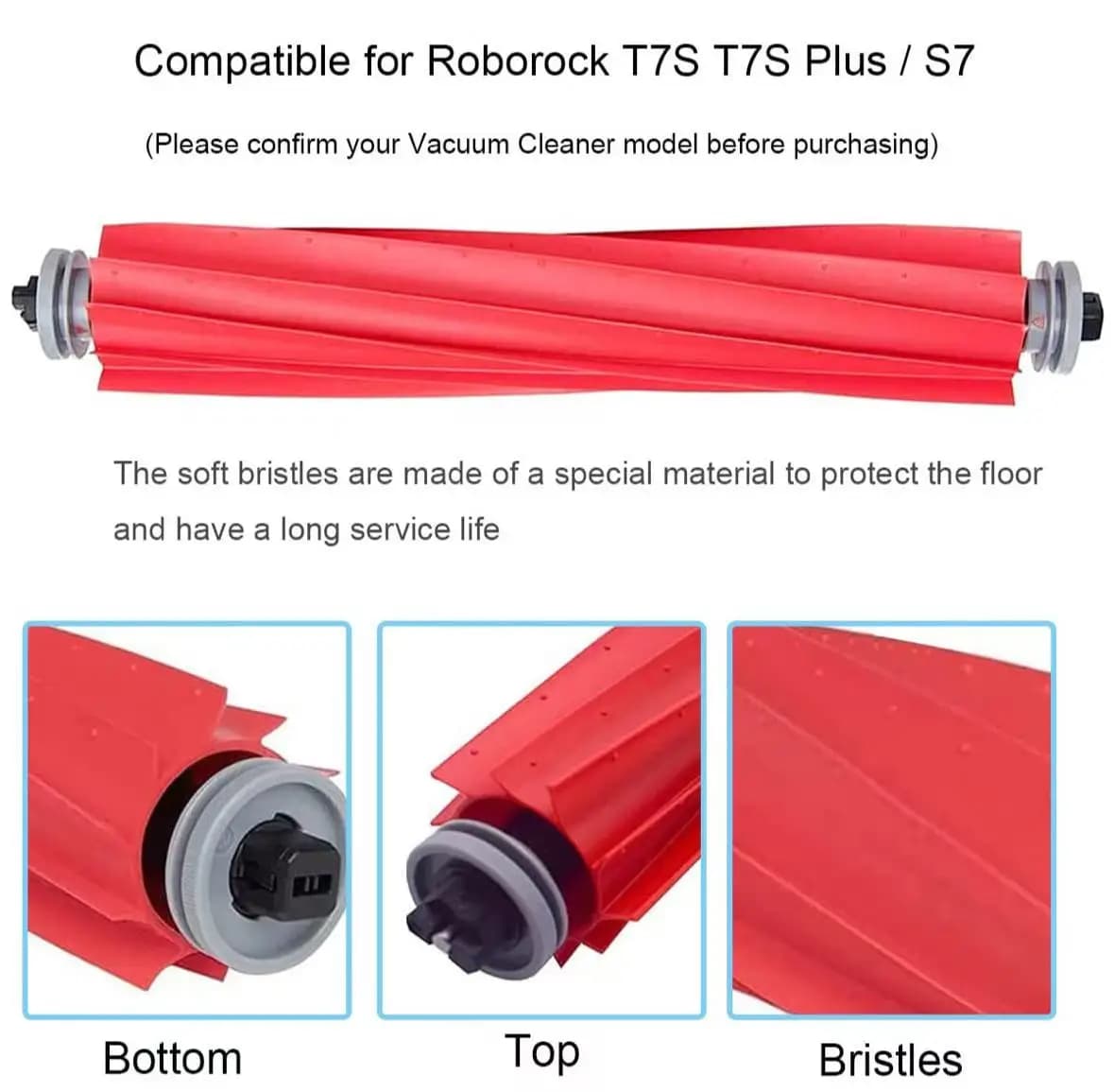 Remplacement de brosse principale Roborock P10 A7400RR/QRevo/Qrevo Pro/Qrevo MaxV Robot aspirateur r
