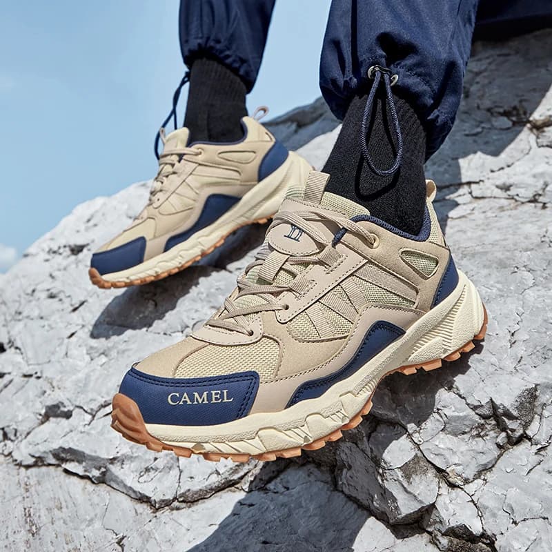 GOLDEN CAMEL – chaussures de randonnée antidérapantes pour hommes et femmes, baskets d'extérieur, de