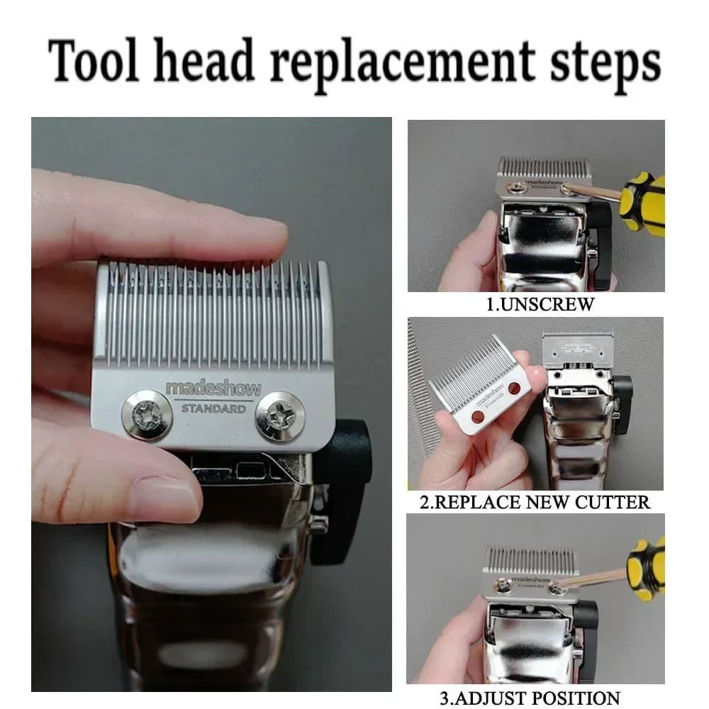 Madeshow Kulilang M5(F) M10 R66 R77F lames décolorées pour tondeuse à cheveux lame Ultra fine de rem