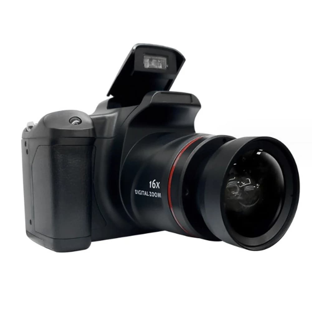 Appareil photo numérique 16MP avec écran LCD de 2,4 pouces, caméra de vlogging, zoom numérique 16X, 