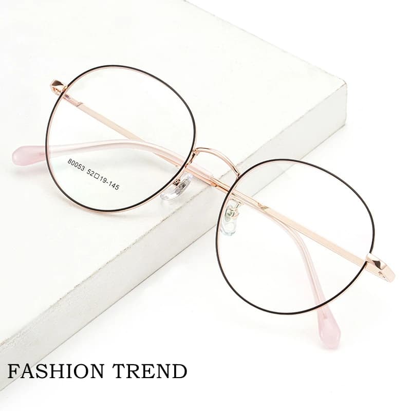 YIMARUILI – lunettes de vue ultralégères en alliage de titane de haute qualité, monture ronde rétro 