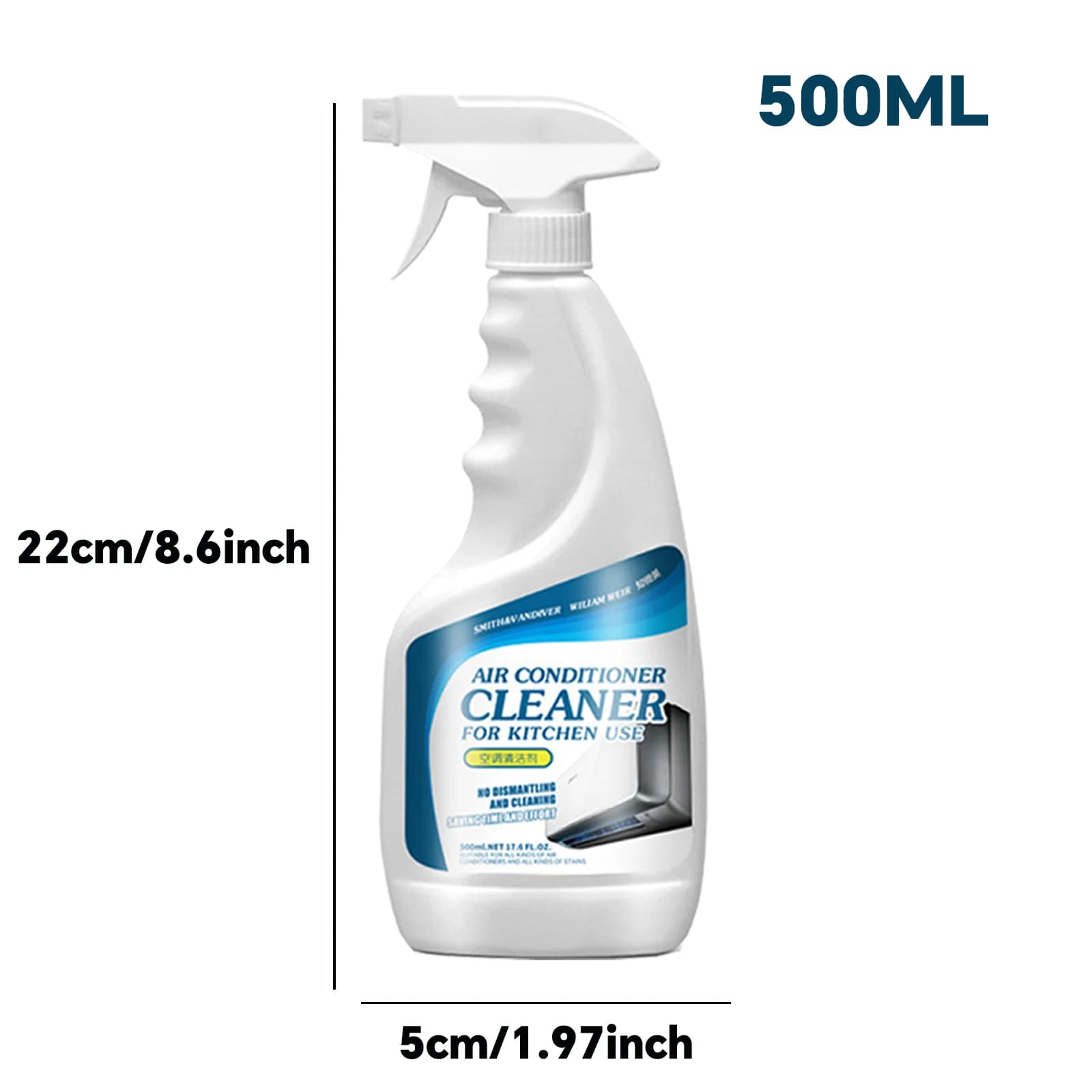 Nouveau 500ML climatiseur mousse nettoyant Spray désodorisant professionnel ménage extérieur Machine