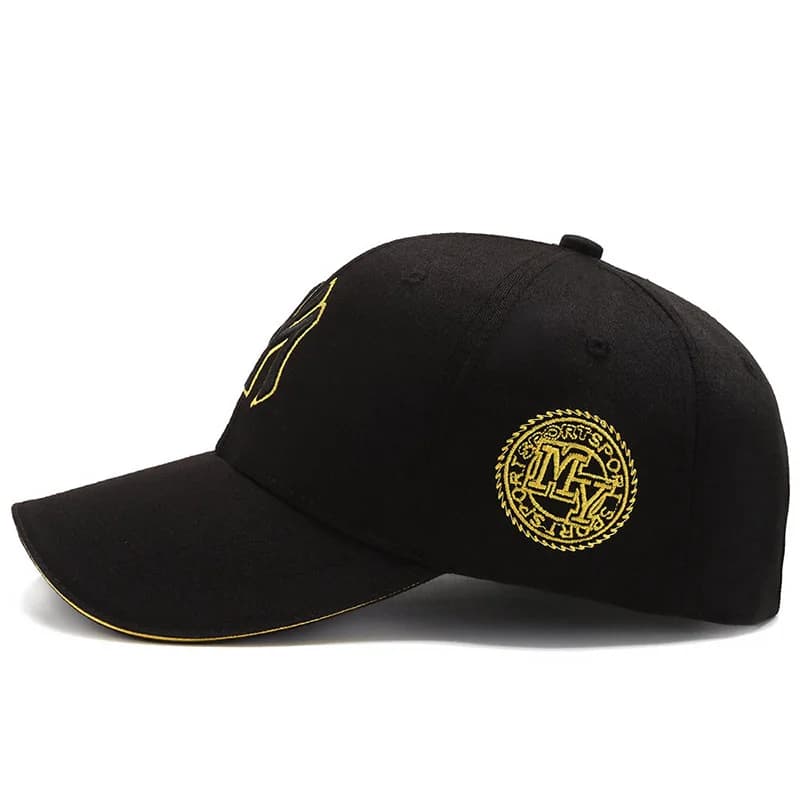 Chapeaux quatre saisons pour hommes, tendance, noir, rétro, brooklyn, lettre brodée, Baseball, coton