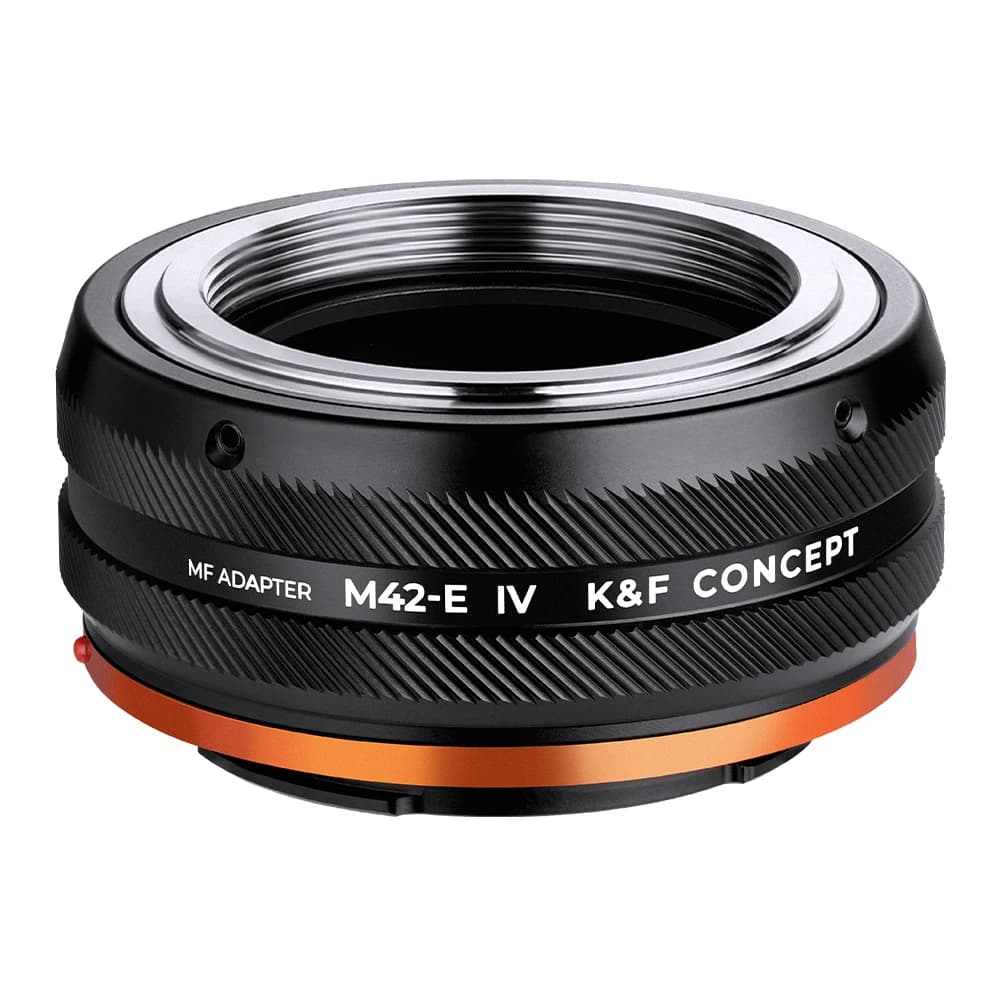 K & F Concept IV Pro adaptateur d'objectif pour appareil photo Sony M42 Nikon F Canon EF objectif po