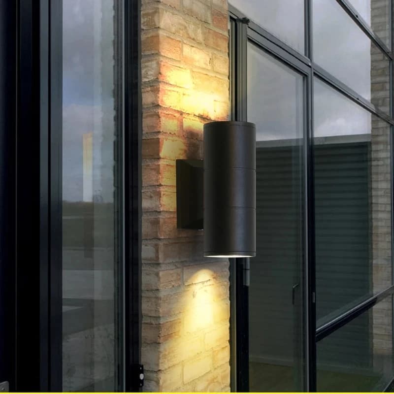 Applique murale d'extérieur étanche IP65, 18W 12W 6W, 65mm 90mm, éclairage vers le haut et vers le b