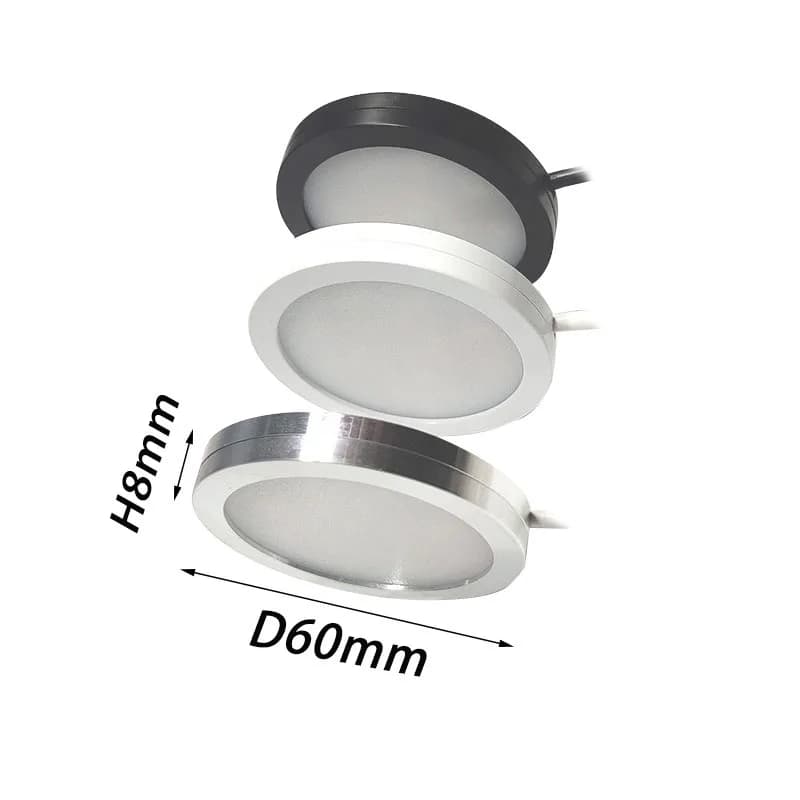 Lampe LED sous-meuble avec interrupteur USB 5V, vitrine, éclairage de comptoir d'étagère, spot intér
