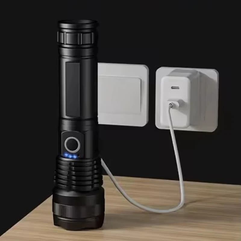 Dullantern-Lampe de poche LED aste avec chargement USB, lampe de poche ultra injuste, haute puissanc