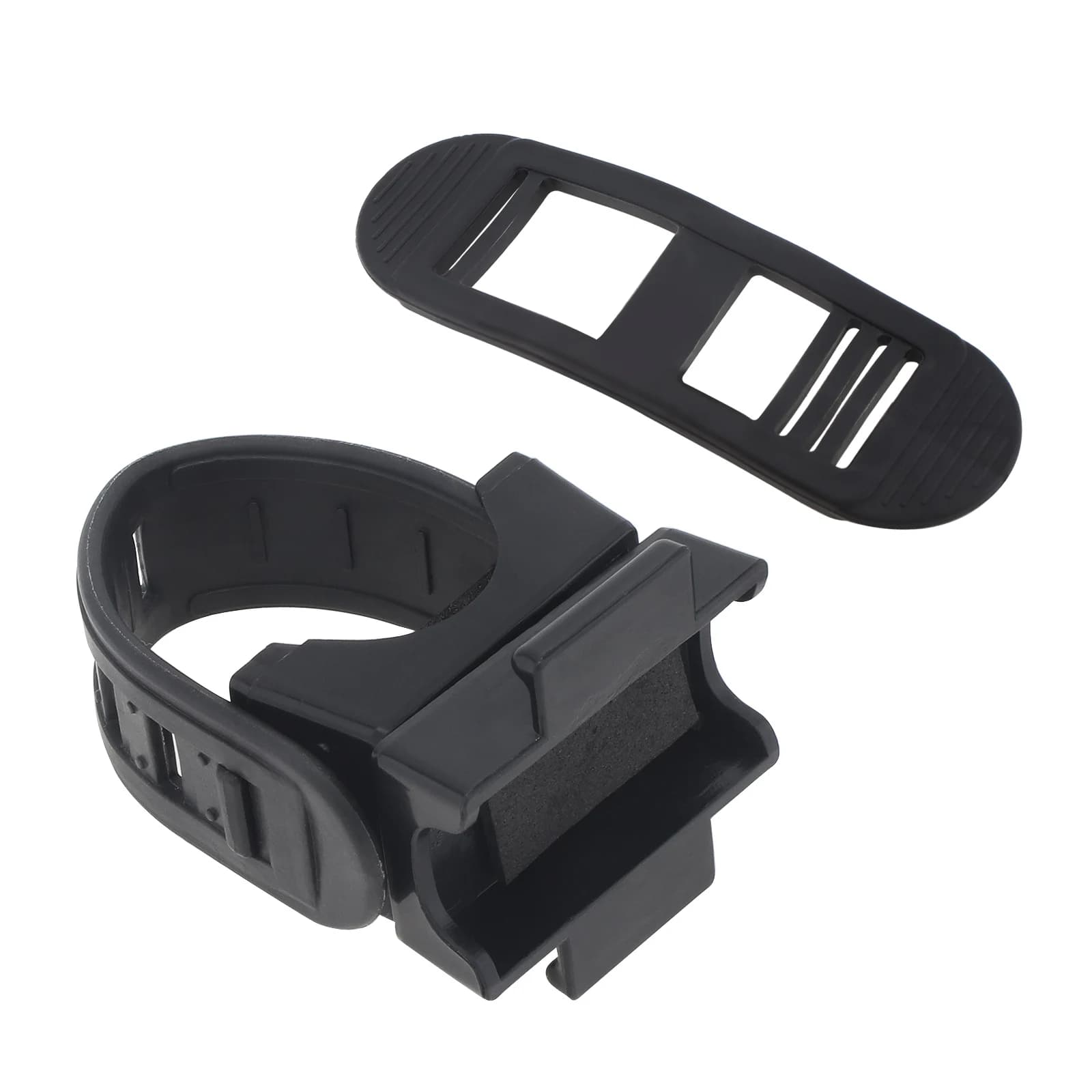 Support universel de lampe de poche pour vélo, sangles en caoutchouc réglables résistantes à 360, la