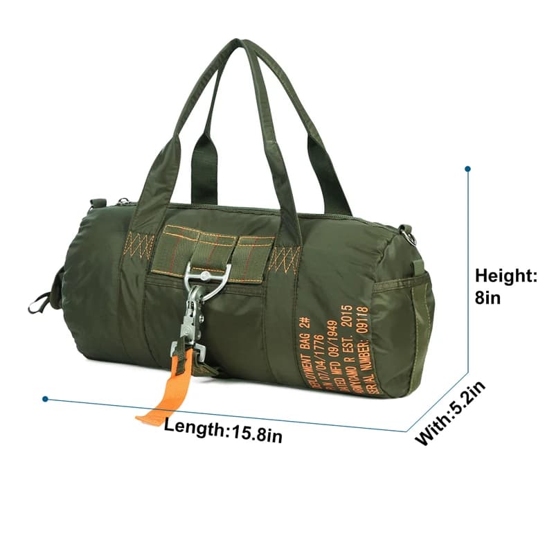 LQARMY-DulParachute dehors Duffle Bag, Nylon 1000D, Outdoor Travel Belt, Camping Dulbody Crossbody B