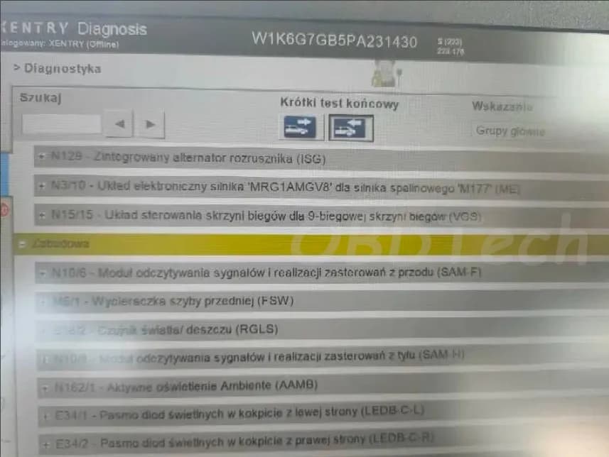 2023.09 xenty licence CERTIFICATE prend en charge la nouvelle voiture W223 W206 W213 W216 W176 certi