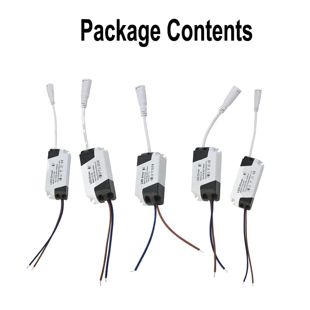 Alimentation LED DC 12-24V, courant constant 265mA, 3W 6W 12W 18W 24W, pour panneaux LED