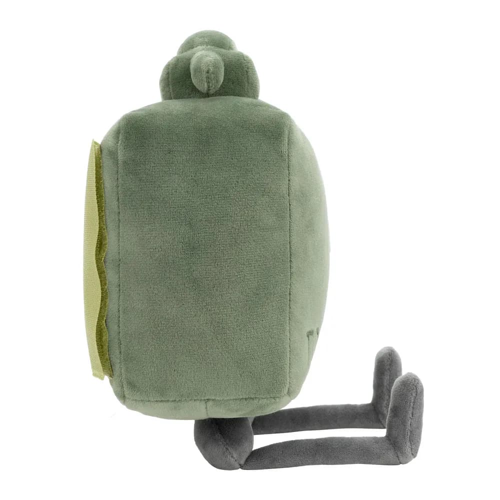 Poupée en peluche Claymore de 20CM, poupée carrée verte Kawaii, accessoires d'oreiller, modèle de Co