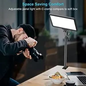 Sokani P25 Panneau lumineux LED à intensité variable, lampe de remplissage pour sports électroniques
