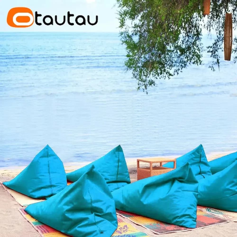 OTAUTAU-Sac en forme de haricot flottant de 6 pieds, couverture de chaise longue sans remplissage, p