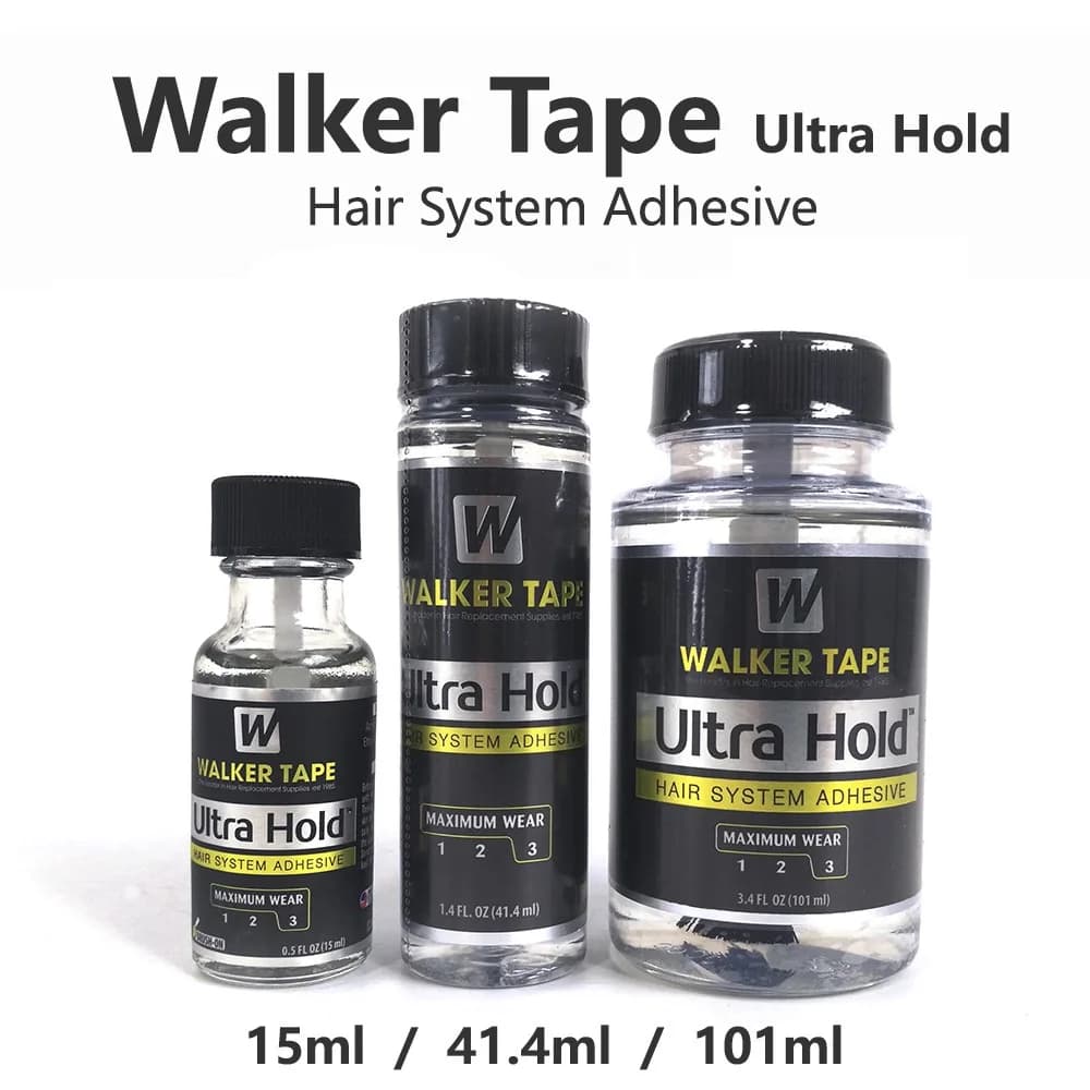 Walker Tape – système capillaire Ultra tenue, adhésif et dissolvant de colle pour perruque à solvant