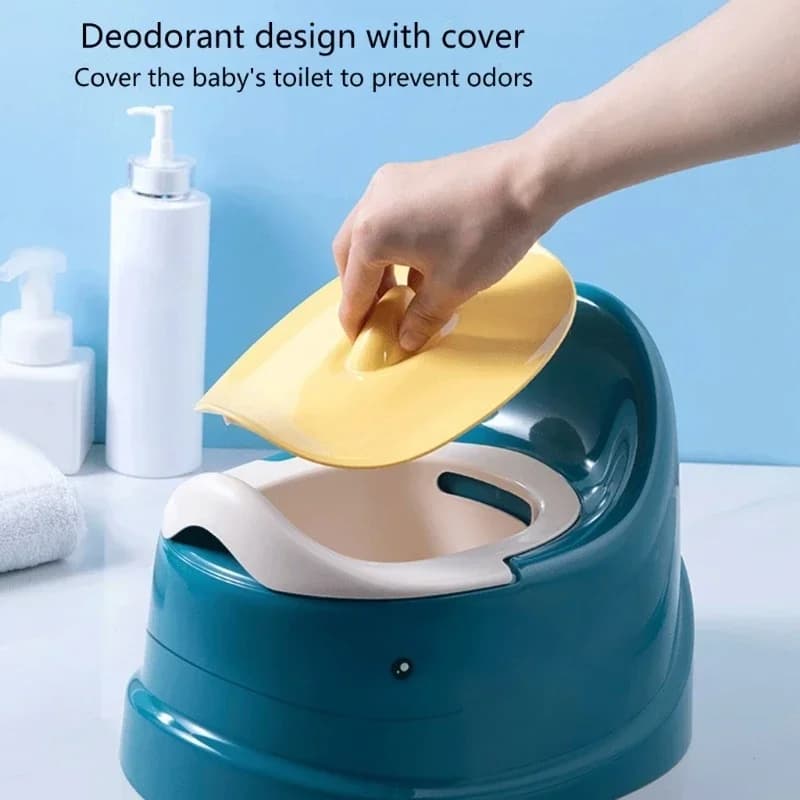 Pot Antidérapant de Forme Ovale pour Bébé, Toilette d'Entraînement Portable pour Voyage, Stable et S