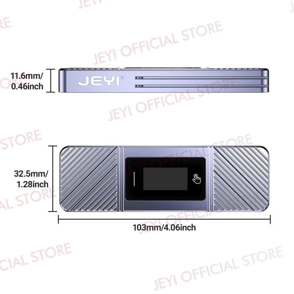 Boîtier JEYI Visual Smart M.2 NVMe NGFF SSD, prend en charge la Protection d'écriture 5s, réconnexio