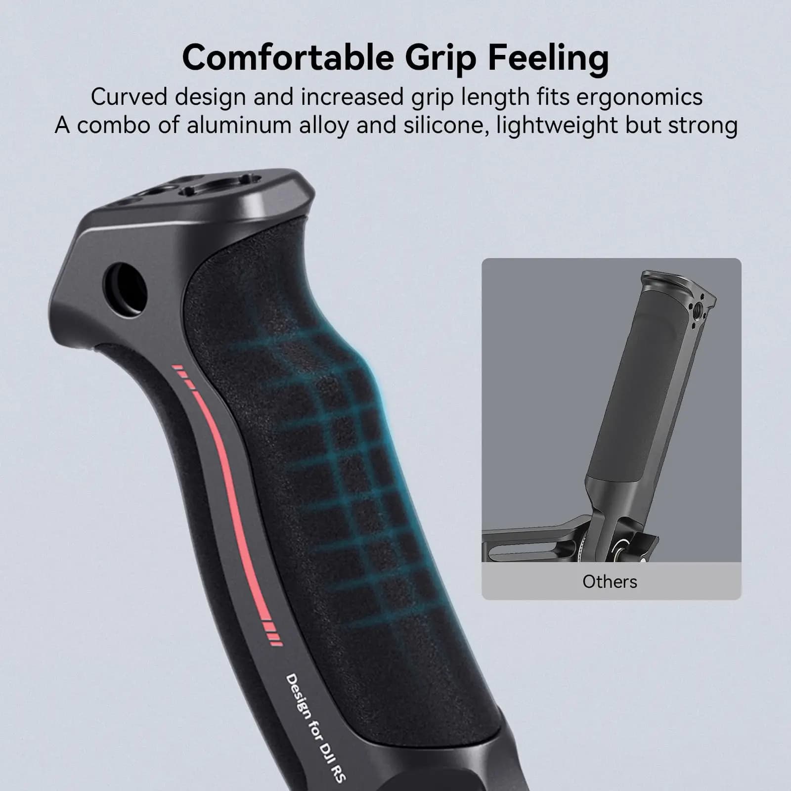 SmallRig-Sling Touriste Handgrip, Monitor Mount, TRANClamp, Accessoire pour DJI RS 4 Mini, RS3, RS3 