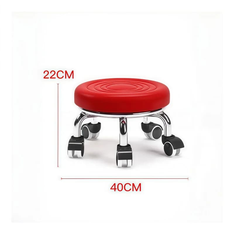 Tabouret polyvalent domestique avec roulettes, siège rotatif pour manucure et pédicure, couture et e